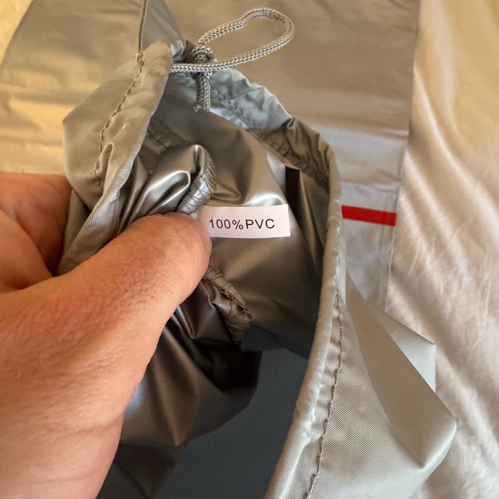 2 Silver Nylon Prada Shoe Bags - Picture 8 of 9